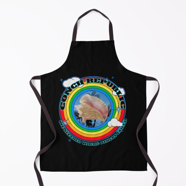 Item preview, Conch Republic We Seceded Where Others Failed - Rainbow Circle - Black BG designed and sold by KeysTreasures.