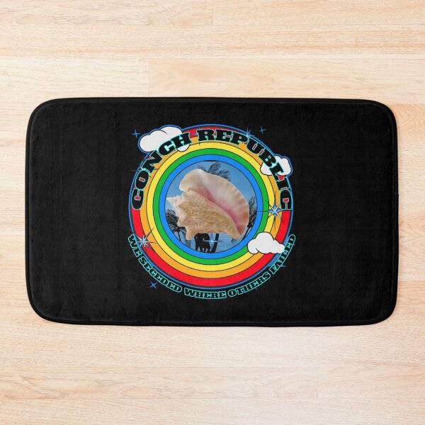 Item preview, Conch Republic We Seceded Where Others Failed - Rainbow Circle - Black BG designed and sold by KeysTreasures.