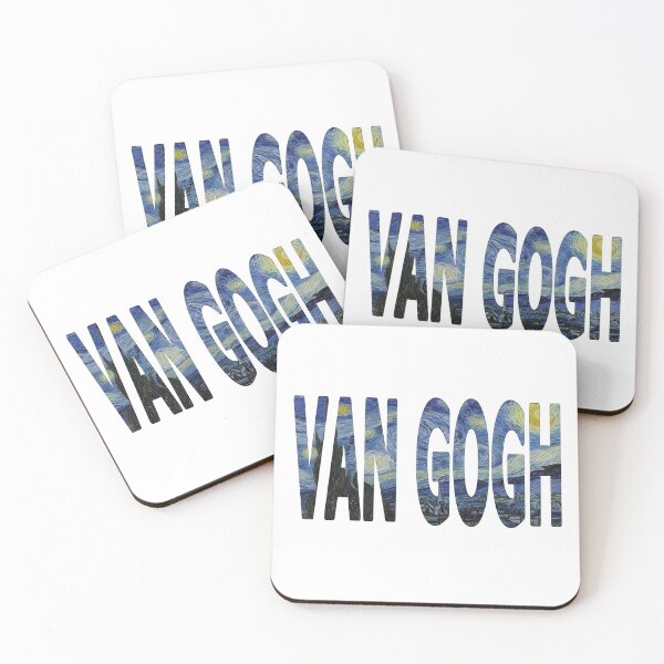Item preview, Starry Night 1889 by Van Gogh - Framed Painting Inside Letters designed and sold by molamode.