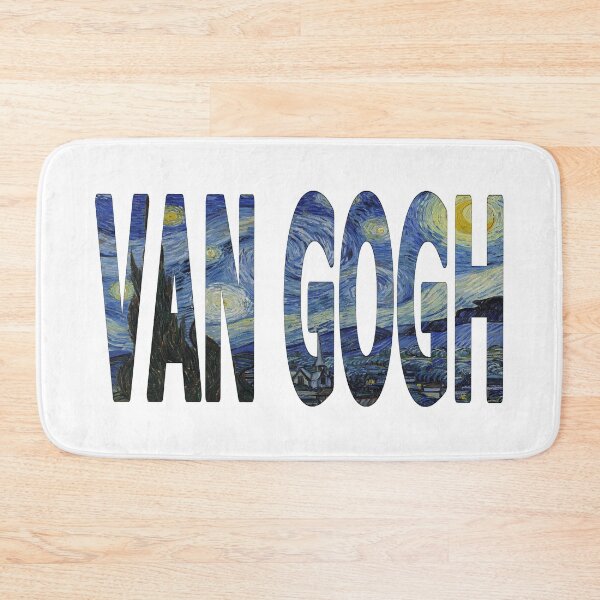 Item preview, Starry Night 1889 by Van Gogh - Framed Painting Inside Letters designed and sold by molamode.
