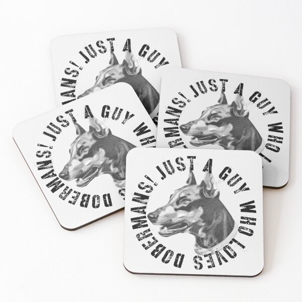 Item preview, Just a Guy Who Loves Dobermans Design for Decor and Gifts designed and sold by LifeCrush.