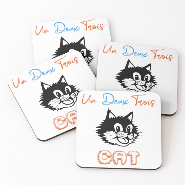 Item preview, UN DEUX TROIS CAT FUNNY FRENCH JOKE designed and sold by DonmedPro1.
