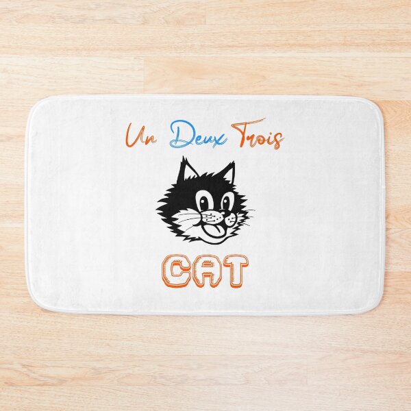 Item preview, UN DEUX TROIS CAT FUNNY FRENCH JOKE designed and sold by DonmedPro1.