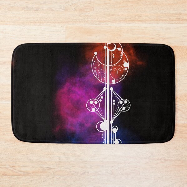 Item preview, aries horoscope, zodiac sign, zodiac sign space tattoo minimalism geometry designed and sold by Darikdark.