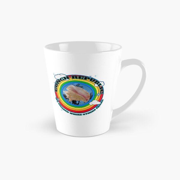 Item preview, Conch Republic We Seceded Where Others Failed - Rainbow Circle - White BG designed and sold by KeysTreasures.