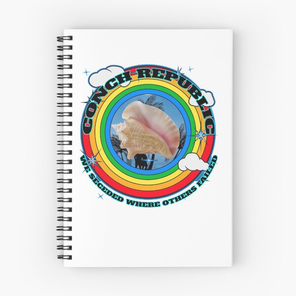 Item preview, Conch Republic We Seceded Where Others Failed - Rainbow Circle - White BG designed and sold by KeysTreasures.