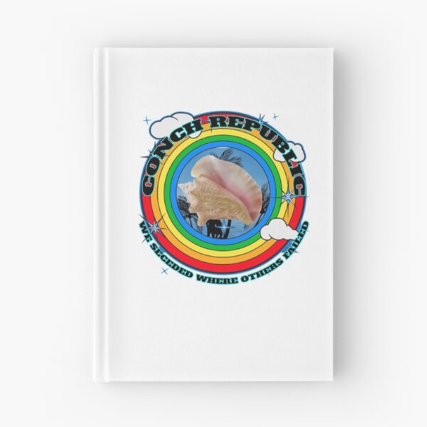 Item preview, Conch Republic We Seceded Where Others Failed - Rainbow Circle - White BG designed and sold by KeysTreasures.