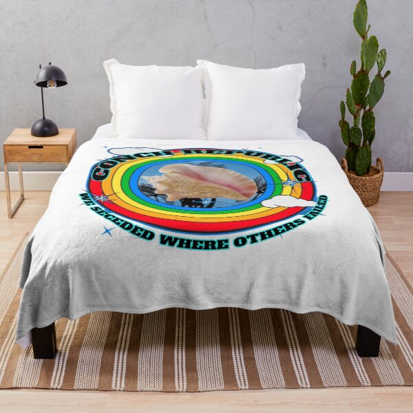 Item preview, Conch Republic We Seceded Where Others Failed - Rainbow Circle - White BG designed and sold by KeysTreasures.