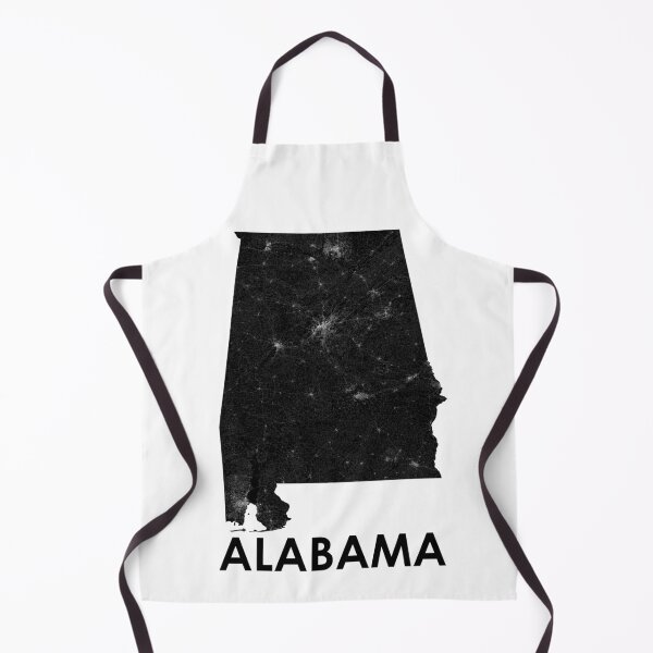 Item preview, Alabama Street Map Art designed and sold by AmazingMapArt.