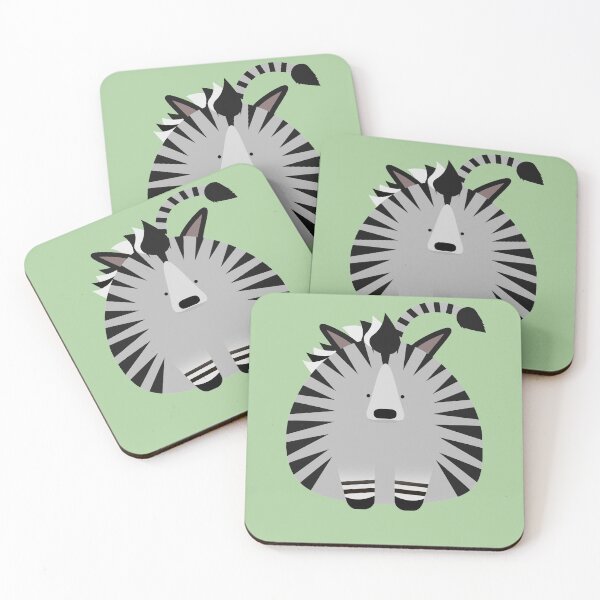 Item preview, cute zebra round friend designed and sold by peachypanda.