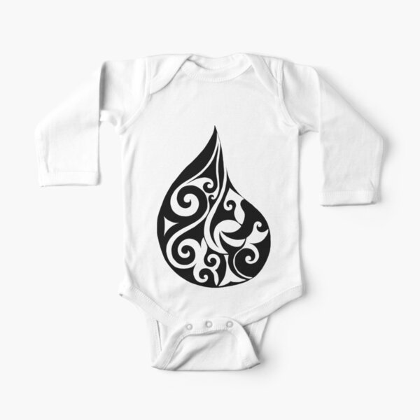 Hei Matau Tuatoru Long Sleeve Baby One-Piece