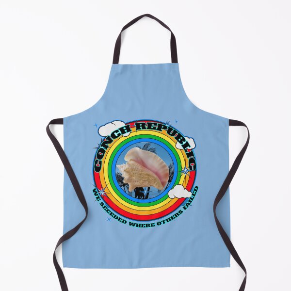 Item preview, Conch Republic We Seceded Where Others Failed - Rainbow Circle - Blue BG designed and sold by KeysTreasures.