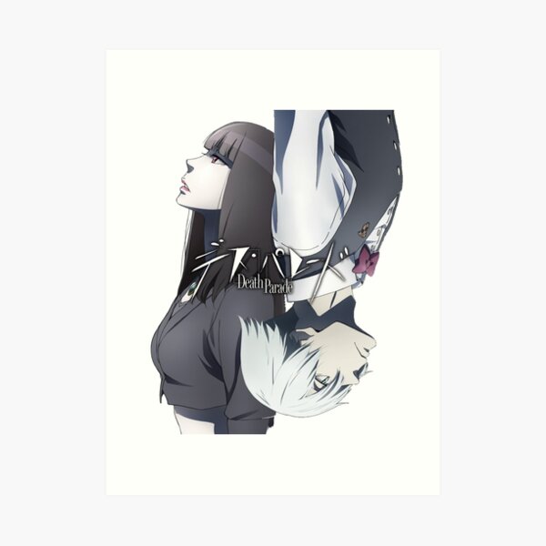 Death Parade Decim & Chiyuki  Art Board Print for Sale by marie670