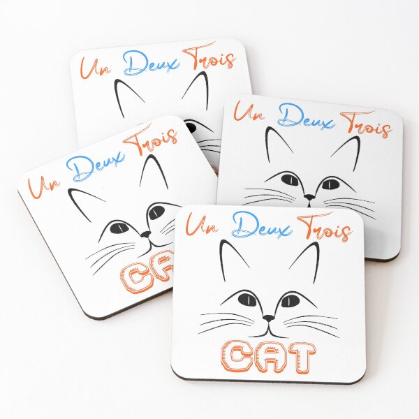 Item preview, UN DEUX TROIS CAT FUNNY FRENCH JOKE designed and sold by DonmedPro1.