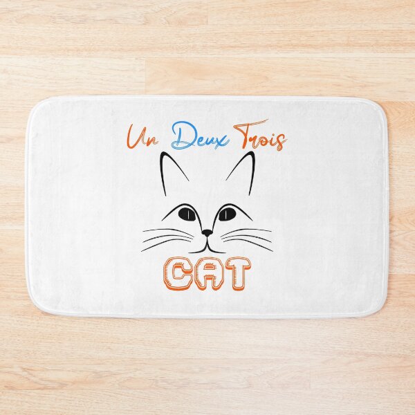 Item preview, UN DEUX TROIS CAT FUNNY FRENCH JOKE designed and sold by DonmedPro1.