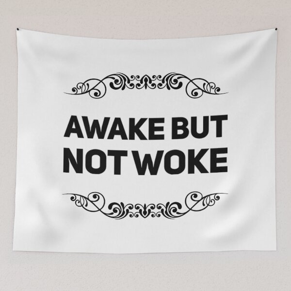 Item preview, Awake but not woke designed and sold by suver.