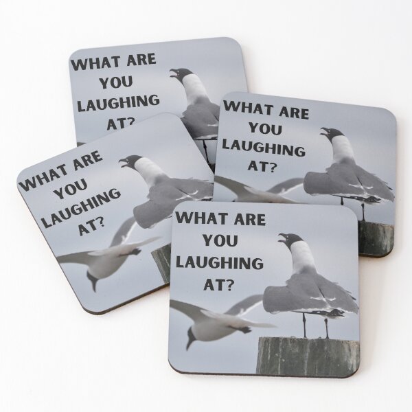 Item preview, What are you laughing at? (Laughing gull) designed and sold by Wandas-World.