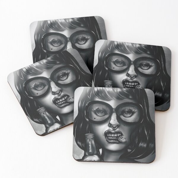 Item preview, Wild tattoo girl portrait  designed and sold by Rômulo Queiroz.