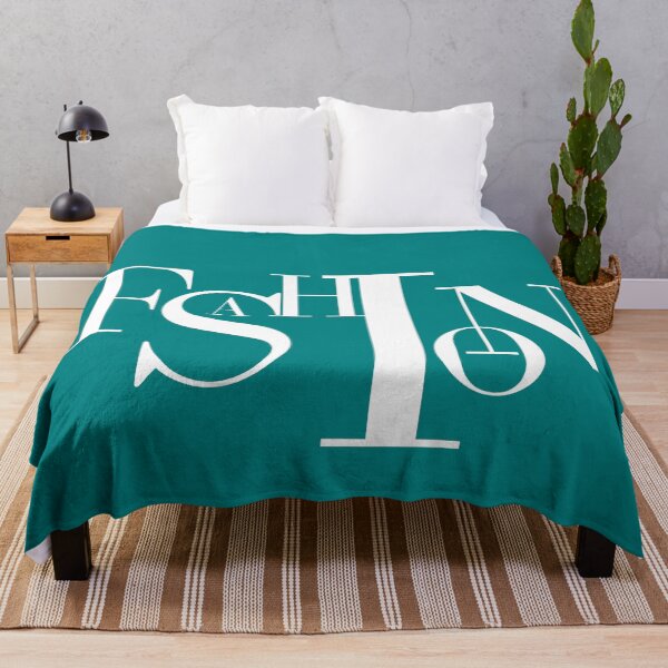 Item preview, Fashion white bold text typography sign teal background designed and sold by Inside Head.
