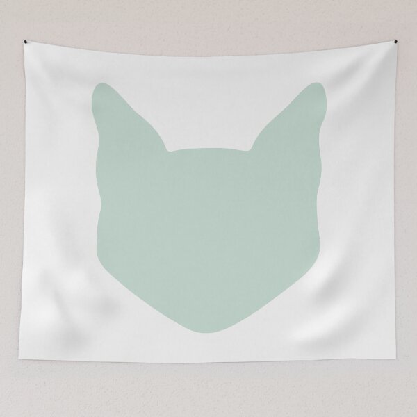 Item preview, Green Cat Head designed and sold by Lilbel.