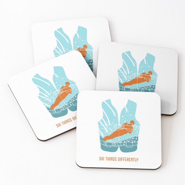 Item preview, Ski Things Different Water Skiing Graphic designed and sold by awkwarddesignco.