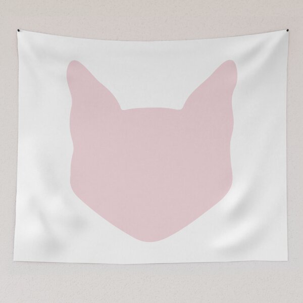 Item preview, Pink Cat Head designed and sold by Lilbel.