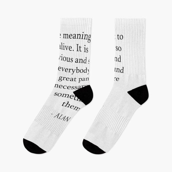 Item preview, Alan Watts Quote: Meaning of Life designed and sold by AceWatkins.