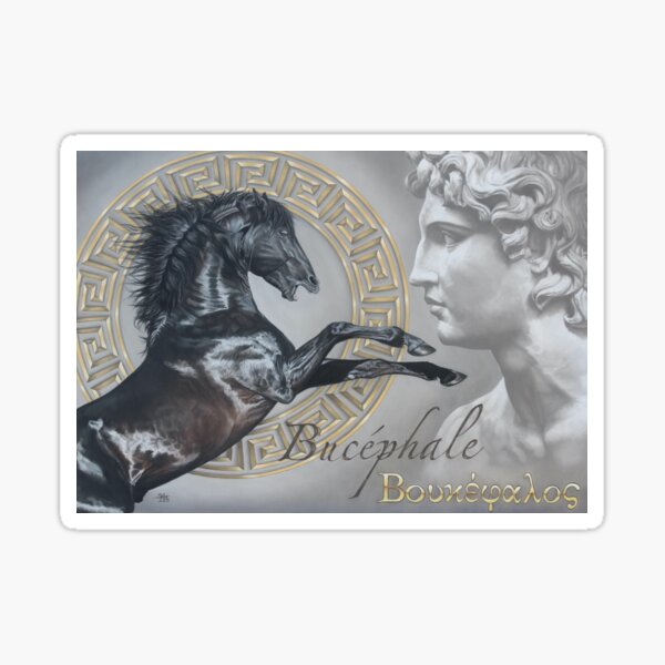 Bucéphale par Sab Arts Sticker