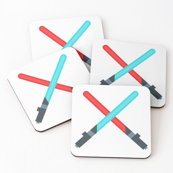 Item preview, Blue and Red lightsaber Epic Fight designed and sold by Occas1onalArt.