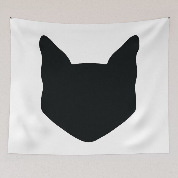 Item preview, Black Cat Head designed and sold by Lilbel.