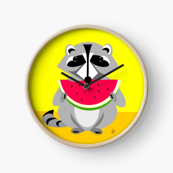 Item preview, Abstract Raccoon Eating Watermelon designed and sold by studioart.