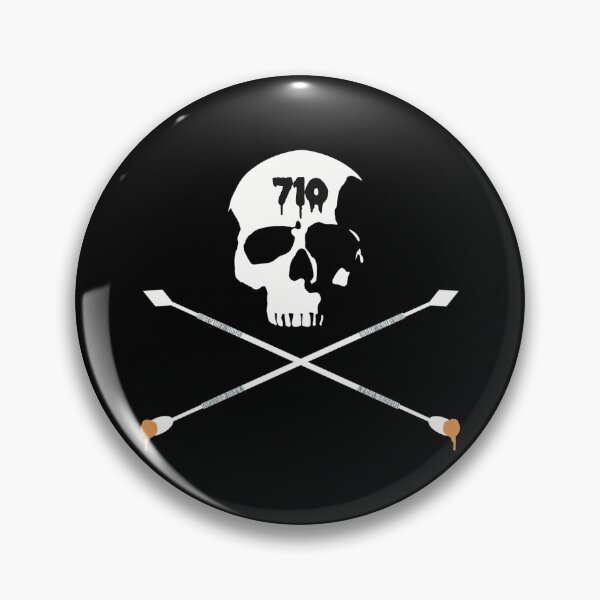 Item preview, 710 Dab Wax Skull with Crossed Dab Tools - Marijuana THC Concentrates Hash Rosin designed and sold by YomeHayin.