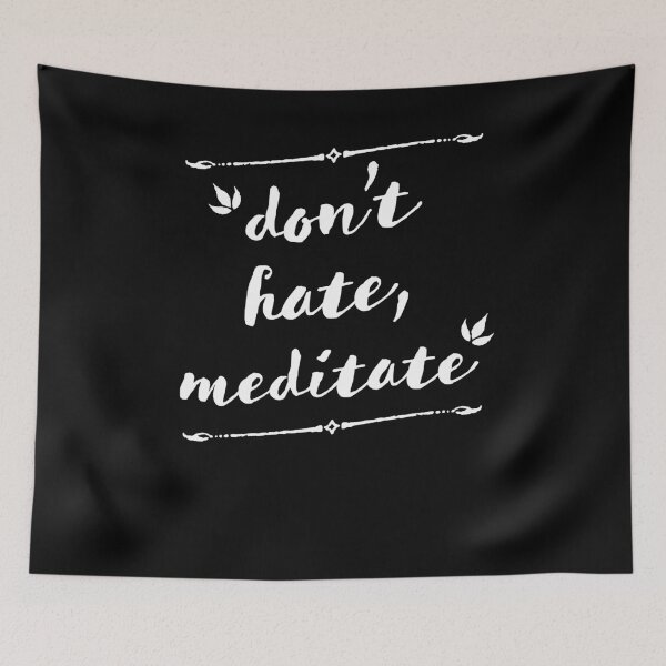 Item preview, Don't Hate, Meditate Yoga designed and sold by Peace And Yogi.