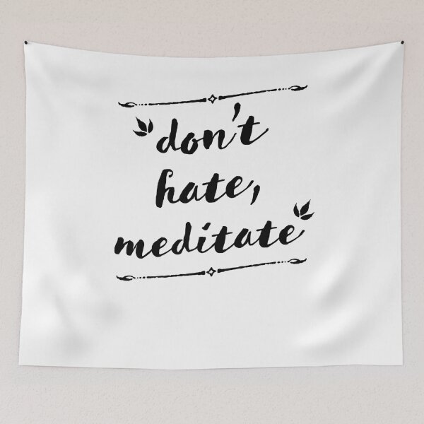 Item preview, Don't Hate, Meditate Yoga designed and sold by Peace And Yogi.