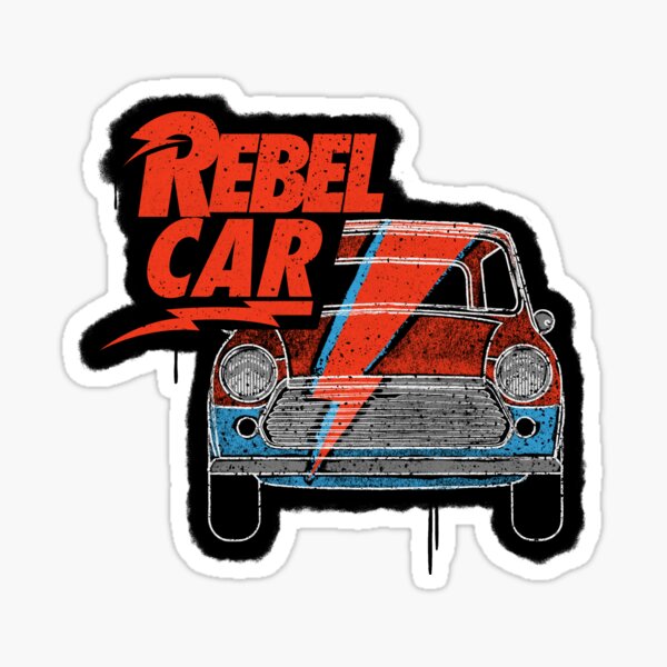 Rebel car Sticker