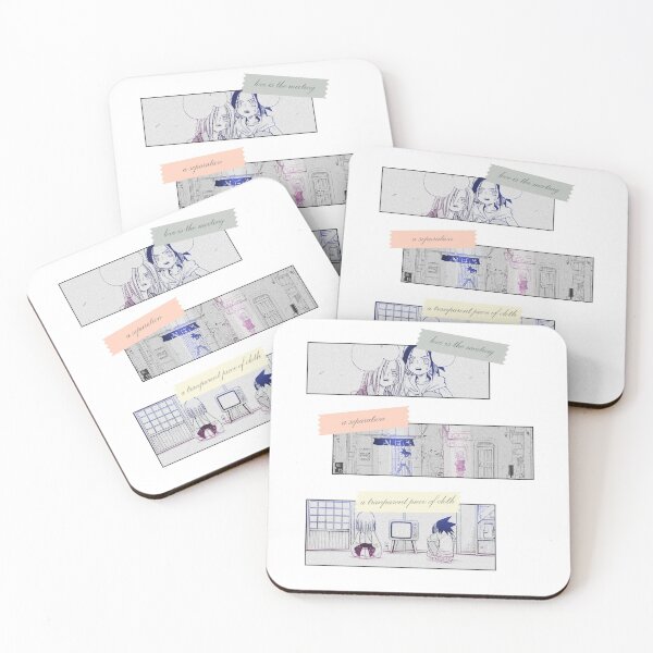 Item preview, Yoh and Anna: Love is a transparent piece of cloth in white designed and sold by robbersxfilms.
