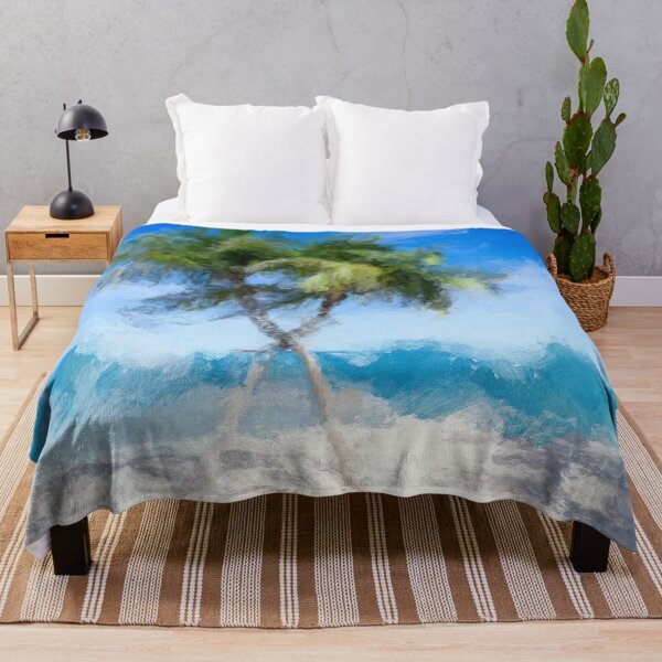 Item preview, Palm Trees and Waves - Painting designed and sold by Allison077.