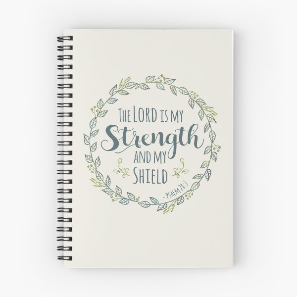Item preview,  Wreath Psalm 28:7 - The Lord is my Strength designed and sold by amazingjoy.