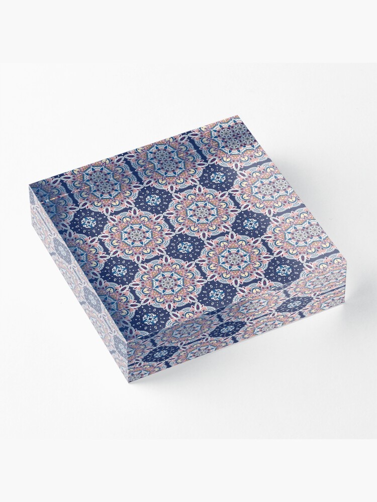 Alternate view of Dharma (Classic Blue) Acrylic Block