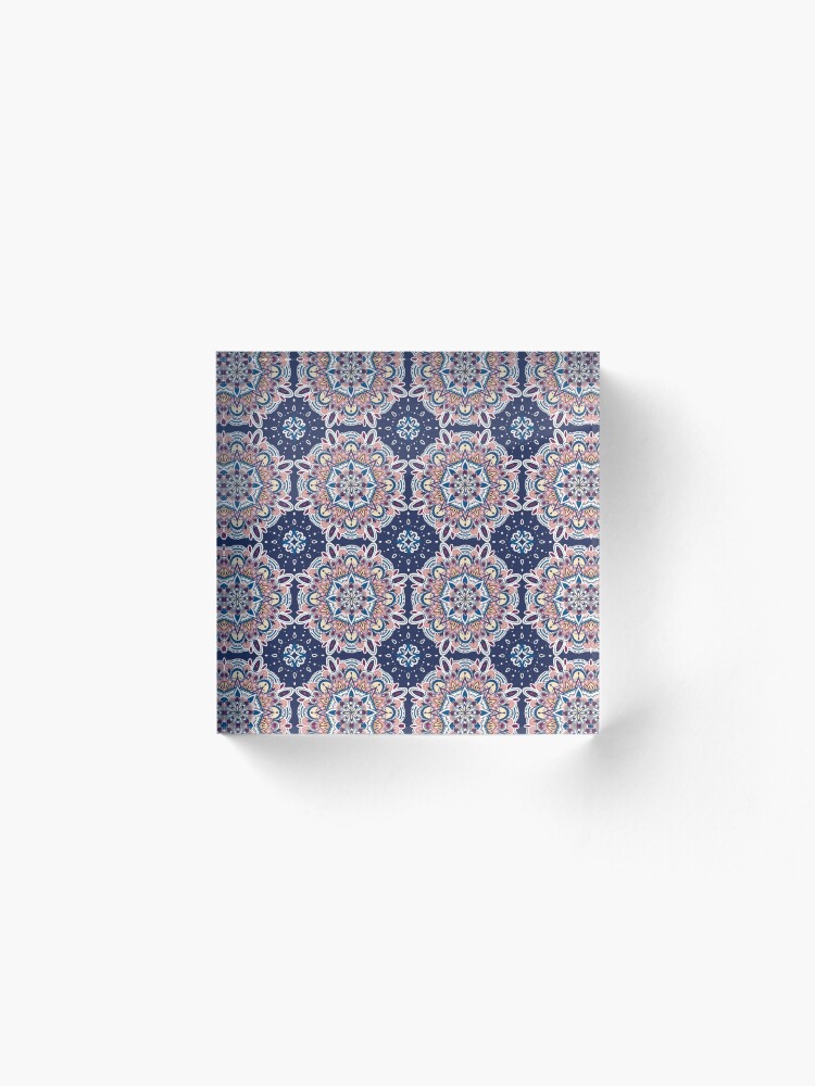 Alternate view of Dharma (Classic Blue) Acrylic Block