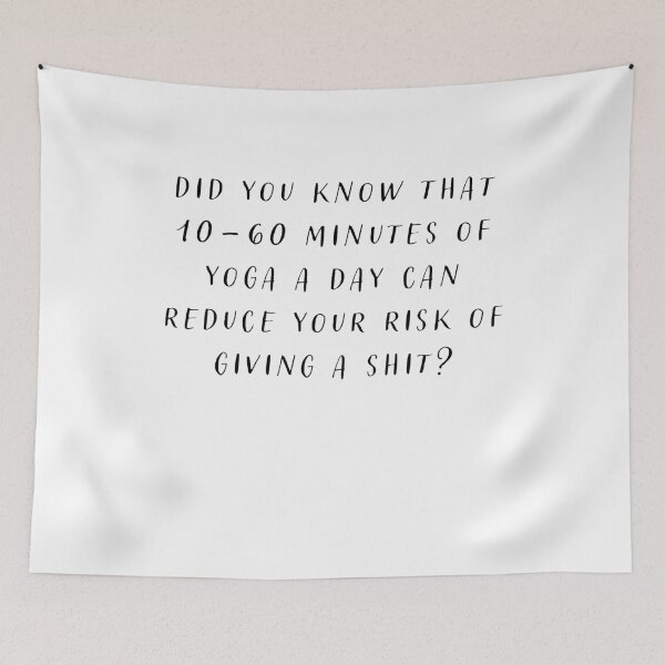 Item preview, Did You Know That Yoga Funny  designed and sold by Peace And Yogi.