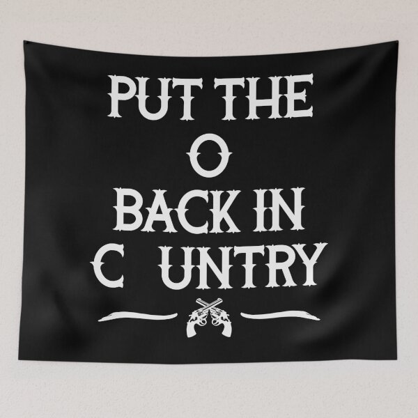 Item preview, Put the O Back in Country // Outlaw Country Music designed and sold by acquiesce13.