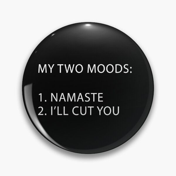 Item preview, Funny Yoga My Two Moods Namaste designed and sold by Peace And Yogi.