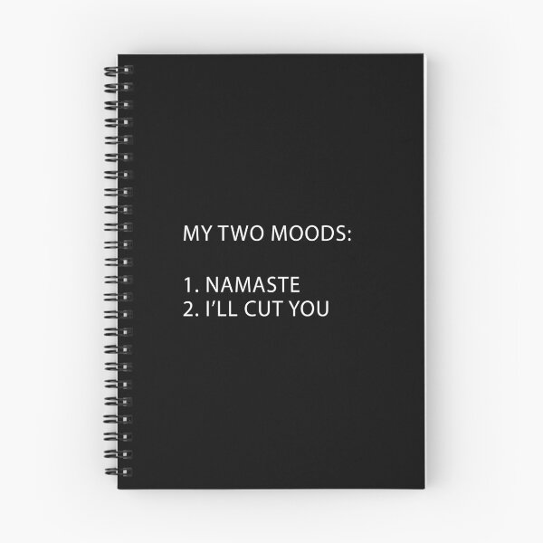 Item preview, Funny Yoga My Two Moods Namaste designed and sold by Peace And Yogi.