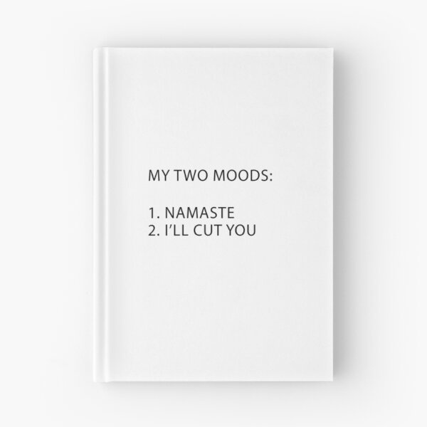 Item preview, Funny Yoga My Two Moods Namaste designed and sold by Peace And Yogi.