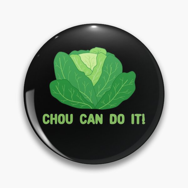 Item preview, Chou Can Do It - Funny Chou Cabbage Pun designed and sold by Dan66.