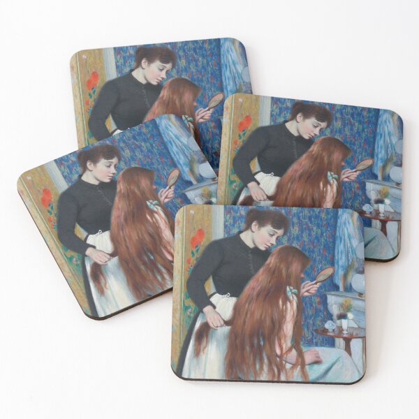 Item preview, La coiffure By Federico Zandomeneghi (1841 - 1917) designed and sold by sunny-007.