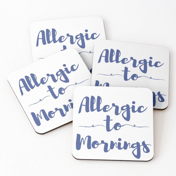 Item preview, I'm Allergic To Mornings designed and sold by Rislam.