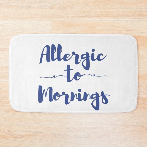 Item preview, I'm Allergic To Mornings designed and sold by Rislam.