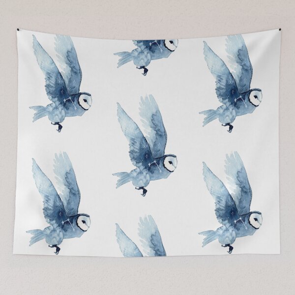 Item preview, Starry Barn Owl designed and sold by Threeleaves.